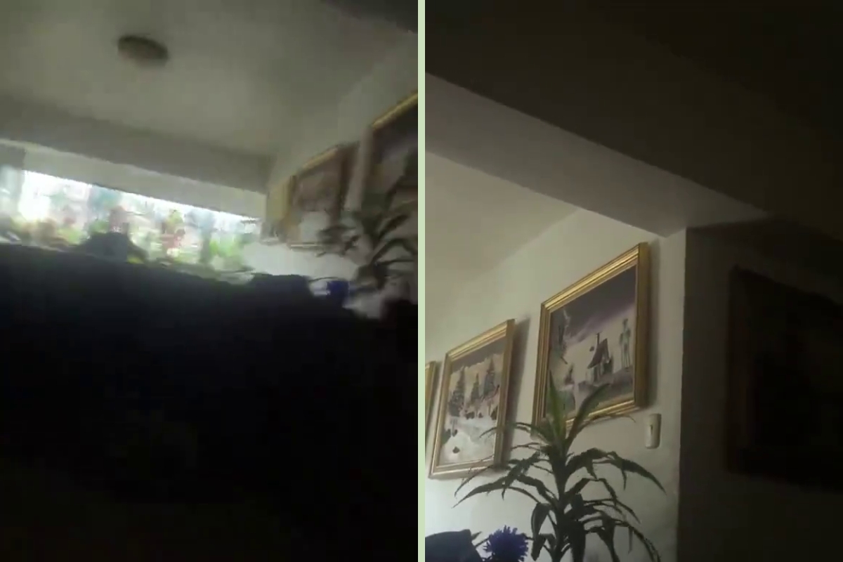 Residentes de El Paraíso viven momentos intensos durante sismos en Caracas