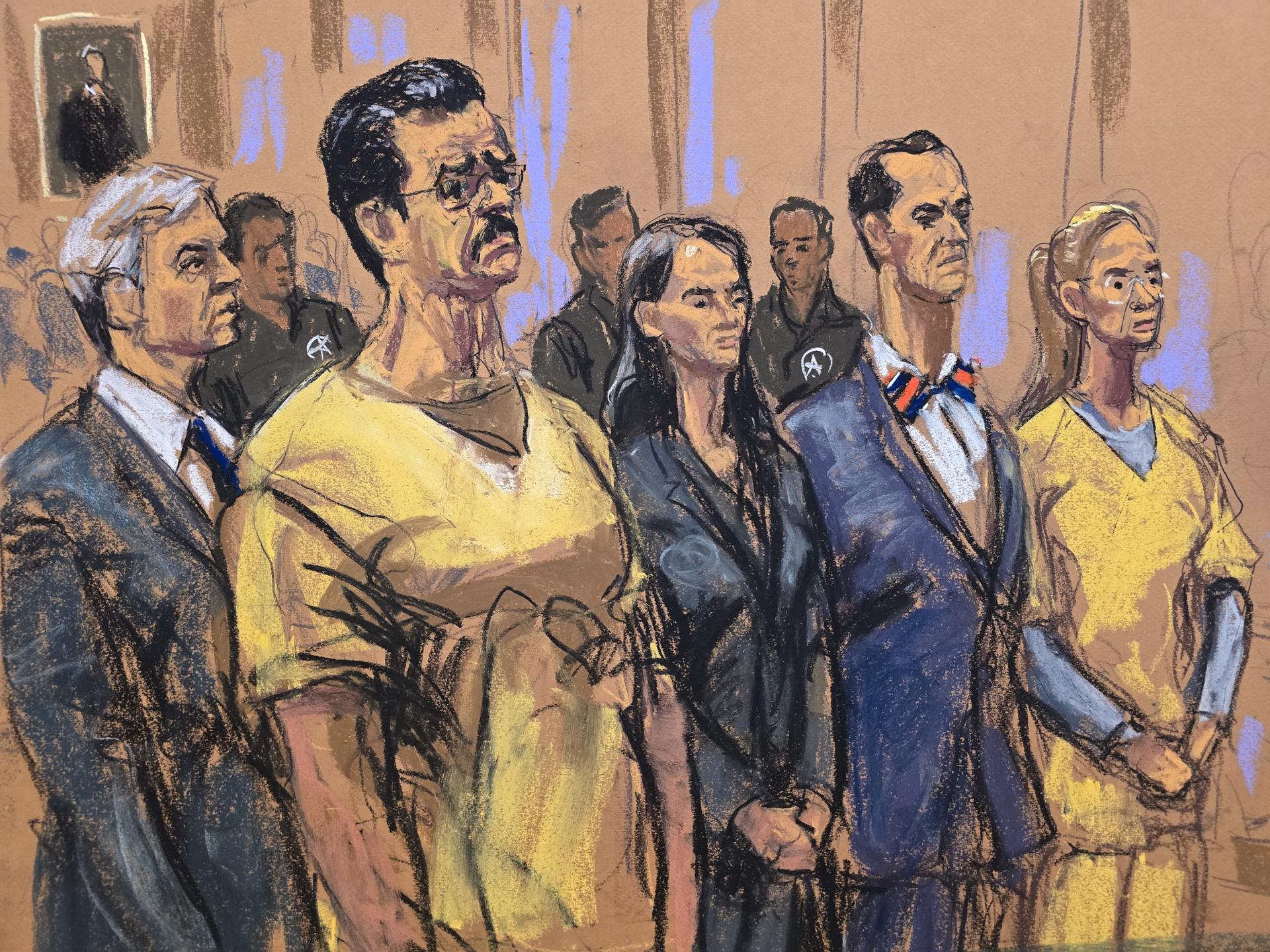 Maduro y Cilia se mantuvieron distantes durante audiencia judicial en Nueva York