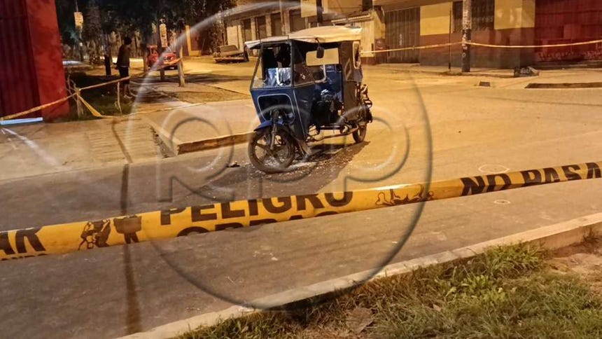 Mototaxista herido en ataque a balazos en Santa Anita