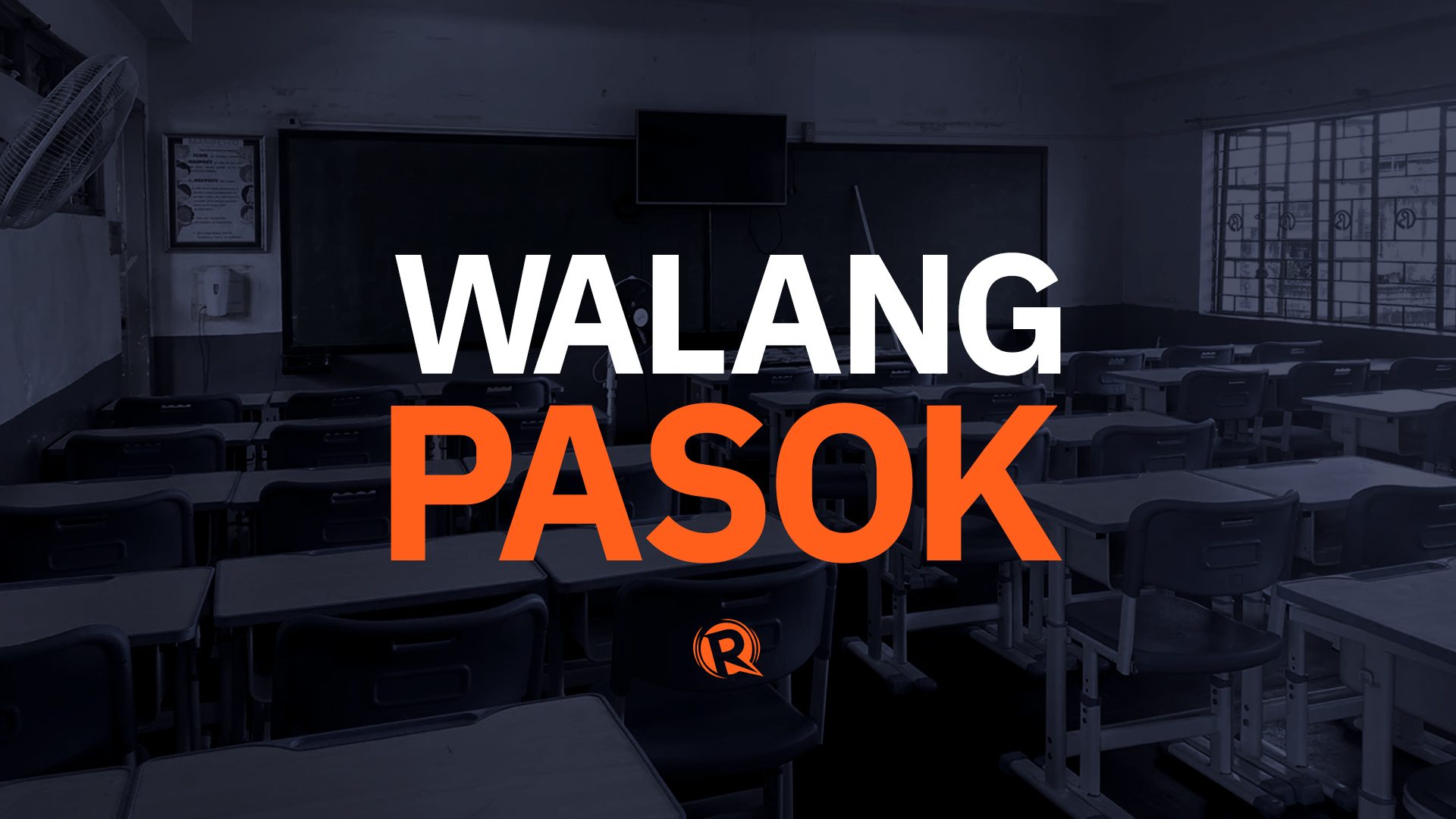 Class Suspensions Due to Tropical Depression Kiyapo and Southwest Monsoon
