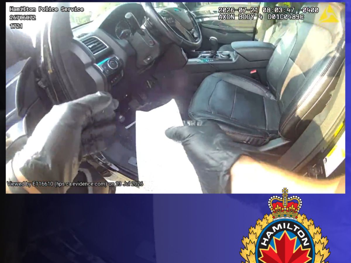 Hamilton police arrest 16-year-old suspect linked to stolen vehicle via McDonald's receipt