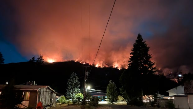 Merged wildfires near Boston Bar, B.C., encircle community as evacuation orders persist