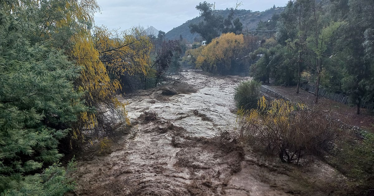 Alerta amarilla por crecida del río Lircay en San Clemente y Talca
