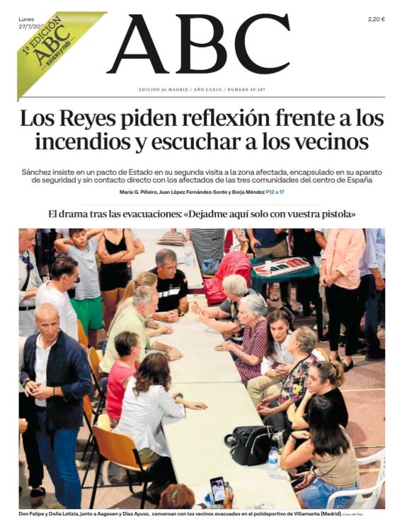 Portadas de la prensa internacional: Resumen de las noticias del lunes 27 de julio de 2026