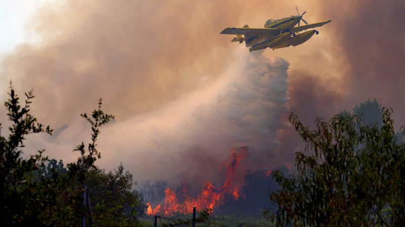 Wildfires in France and Spain Displace Over 300,000 People as Evacuations Continue