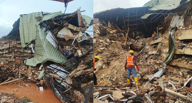 Private hostel collapse near Oko Polytechnic leaves students trapped