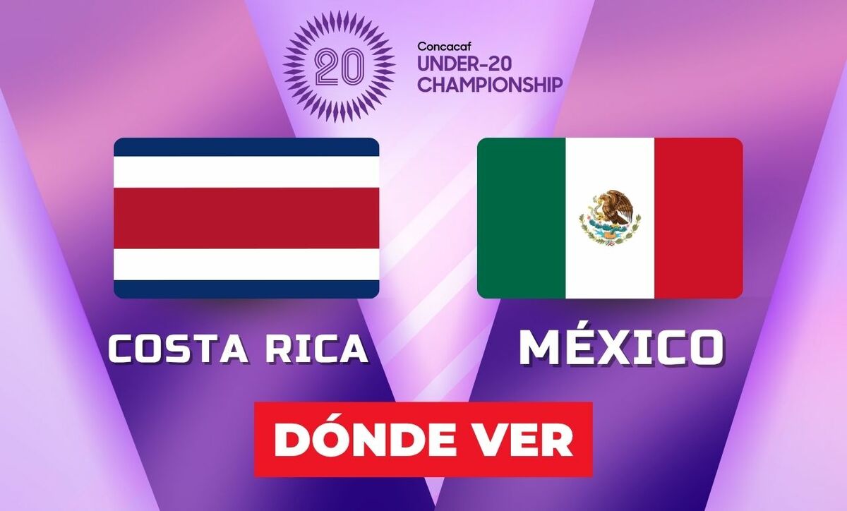 México y Costa Rica se enfrentan en la Jornada 2 del Campeonato Sub-20 de Concacaf