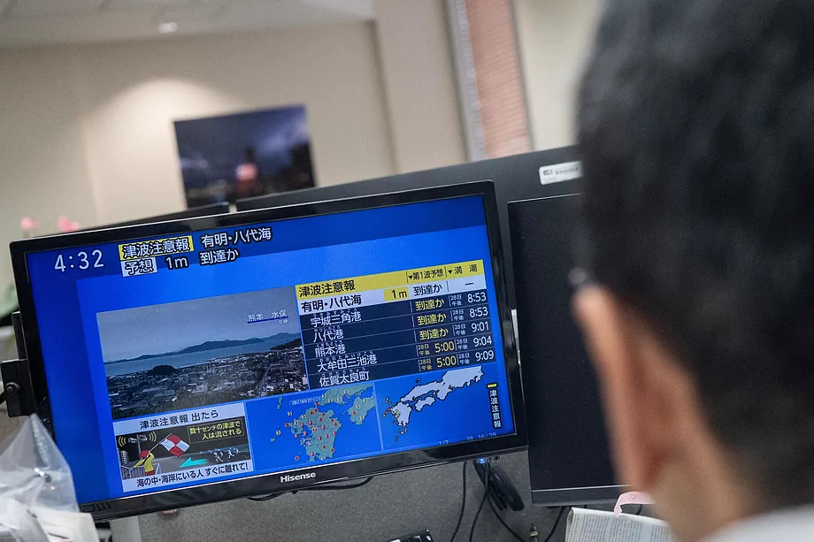 Terremoto de 7,1 grados en Japón deja decenas de heridos y daños materiales