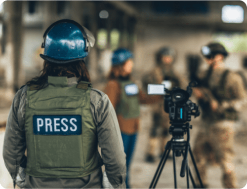 A military press reporter