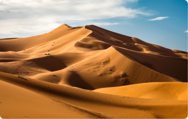 An African desert