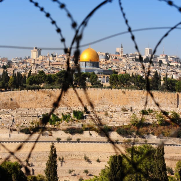 Man and debris image