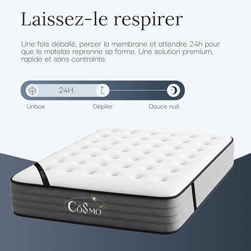 Vue 5 de Matelas Hybride Haut De