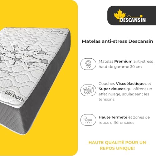 Vue 2 de Descansin Matelas Ferme Viscoelastique