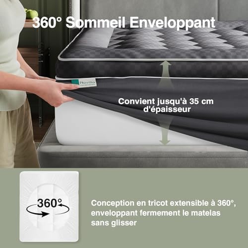 Vue 4 de Novilla Surmatelas Premium