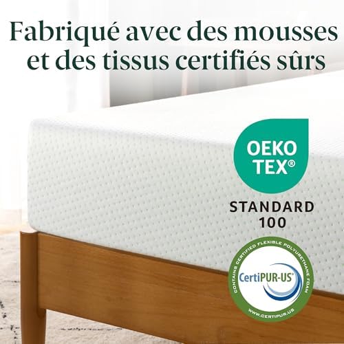 Vue 6 de Zinus Matelas Hauteur