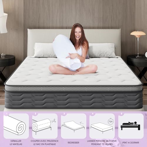 Vue 4 de Dewinner Matelas Xxcm Matelas