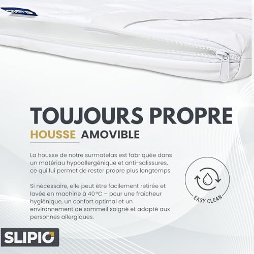 Vue 5 de Slipio Surmatelas Cm
