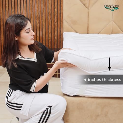 Vue 2 de Cozy Aura Surmatelas Matelasse