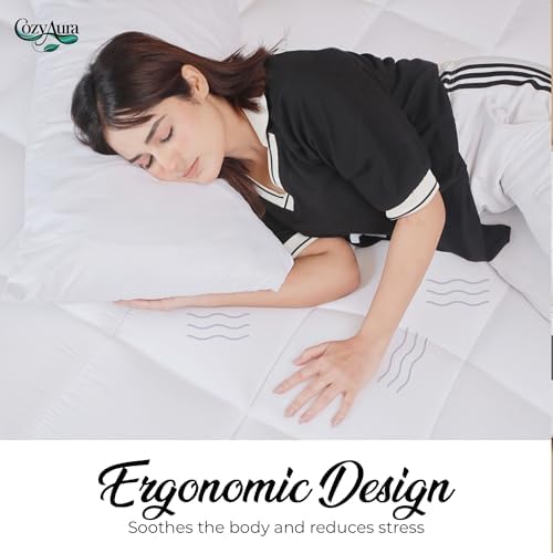 Vue 3 de Cozy Aura Surmatelas Matelasse