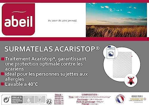 Vue 7 de Abeil Surmatelas Acaristop Antiacariens