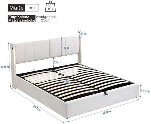 Vue 2 de Lit Avec Sommier