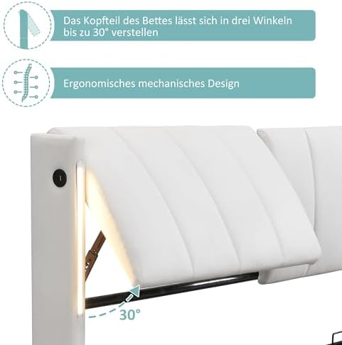 Vue 5 de Lit Avec Sommier