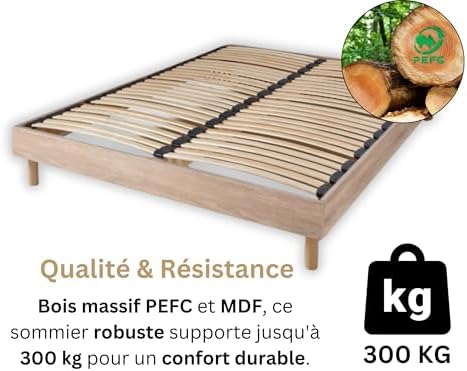 Vue 6 de Sommier Selena Cm