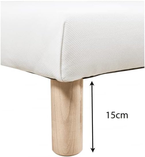 Vue 3 de Generique Sommier Wyatt Blancxcm