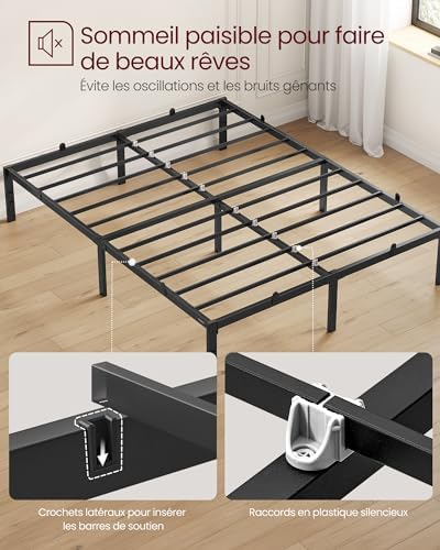 Vue 4 de Vasagle Cadre De Lit