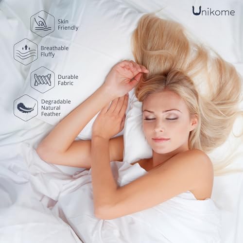 Vue 5 de Unikome Oreiller En Plumes