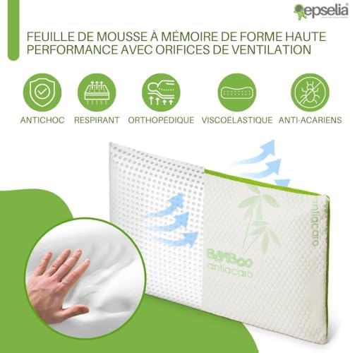 Vue 4 de Epselia Coussin Oreiller Pour