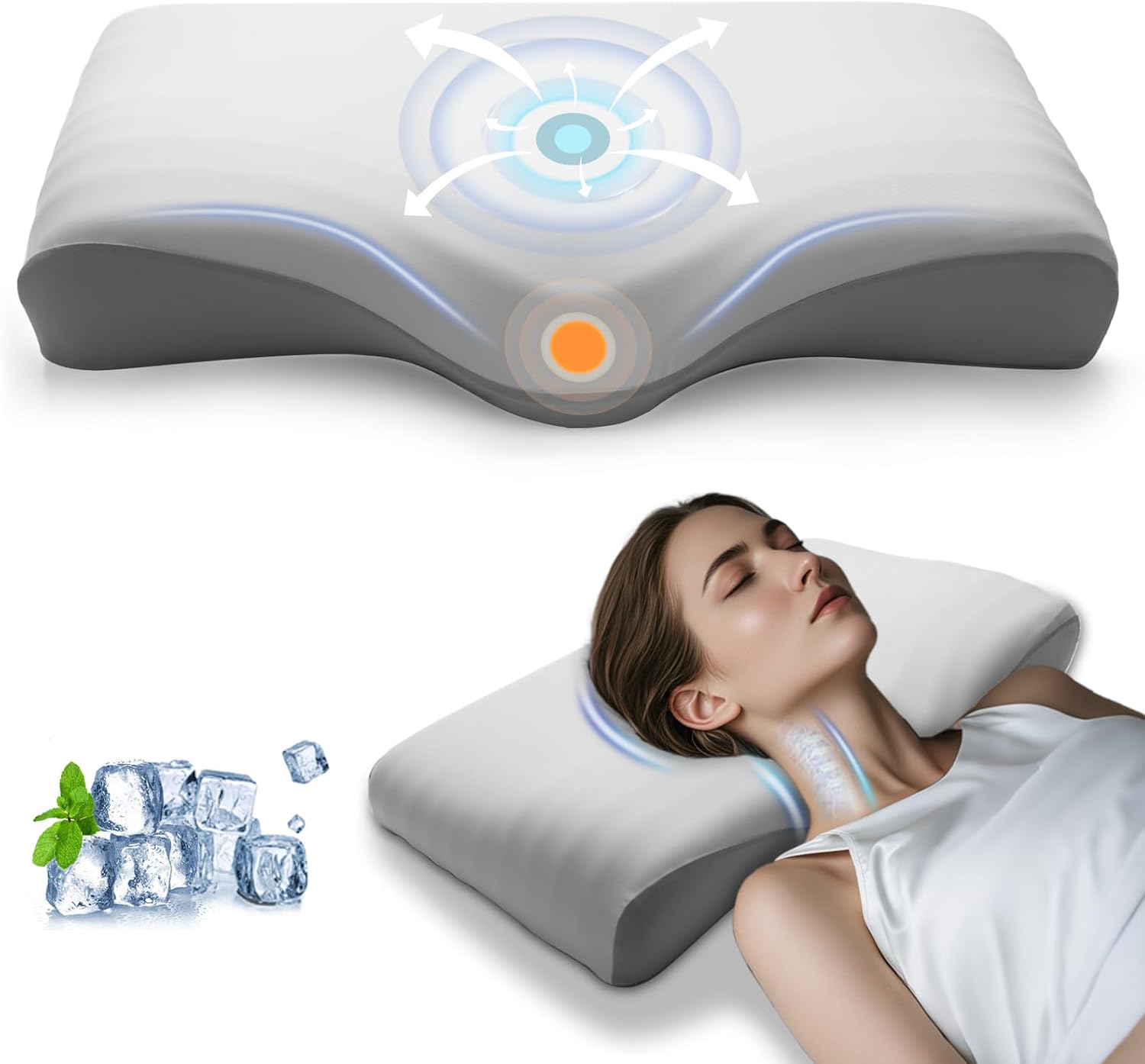 Oreiller Orthopedique En Mousse