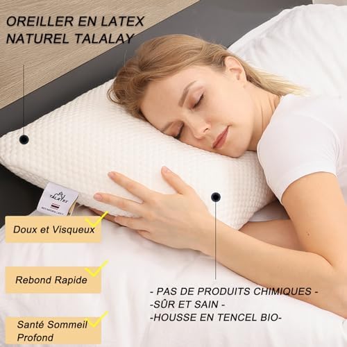 Vue 2 de Oreiller En Latex Naturel