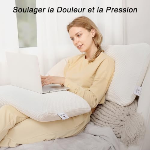 Vue 3 de Oreiller En Latex Naturel