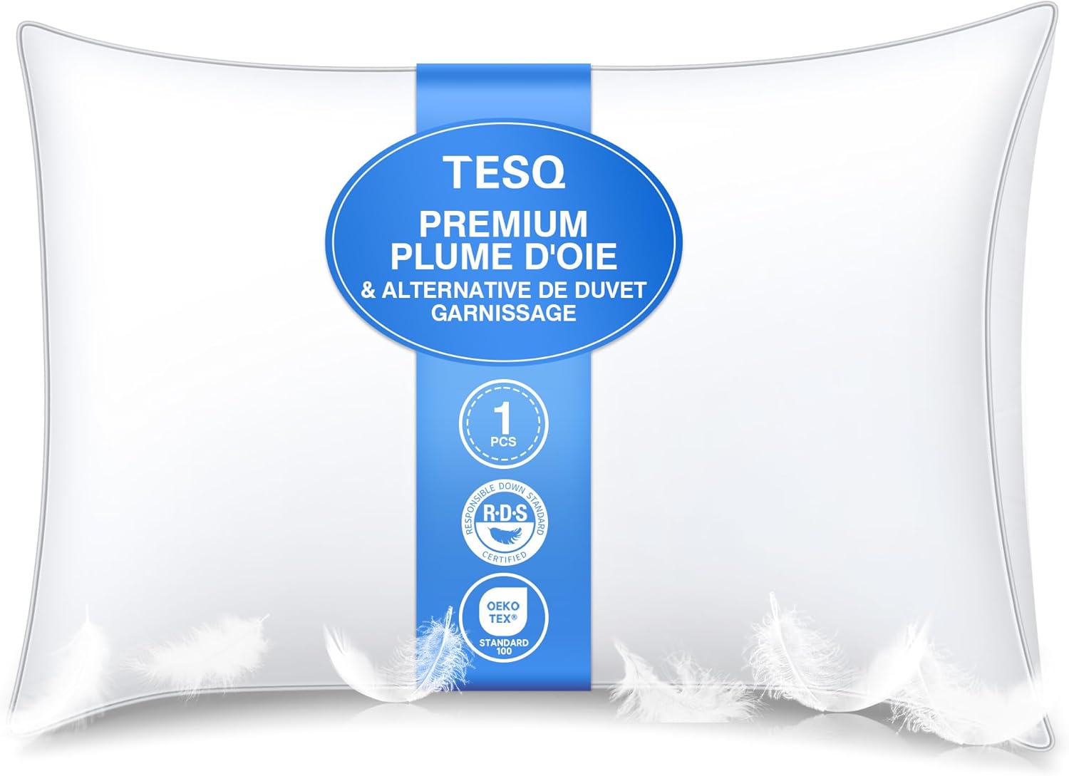 Tesq Oreiller En Plumes