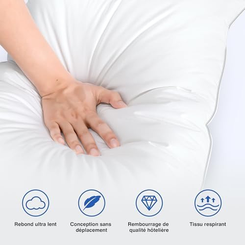 Vue 6 de Tesq Oreiller En Plumes