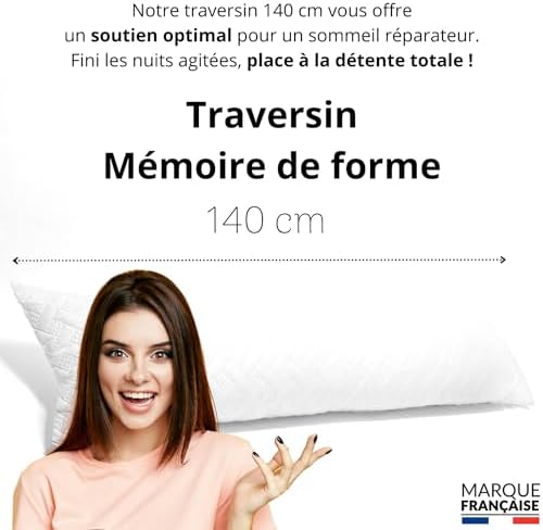 Vue 2 de Traversin Cm Ferme Polochon