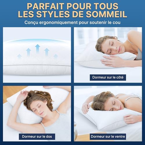 Vue 4 de Tesq Oreiller Cm