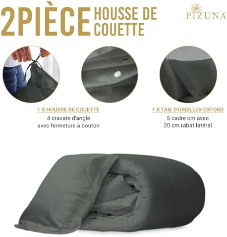 Vue 3 de Pizuna Coton Luxueux Ensemble