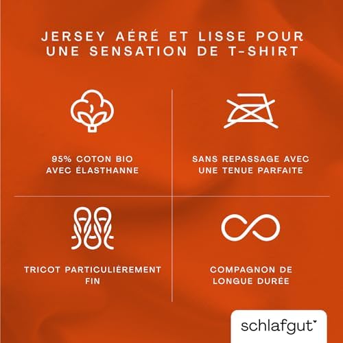 Vue 3 de Schlafgut Knitted Jersey Housse