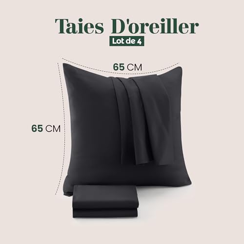 Vue 2 de Utopia Bedding Lot De