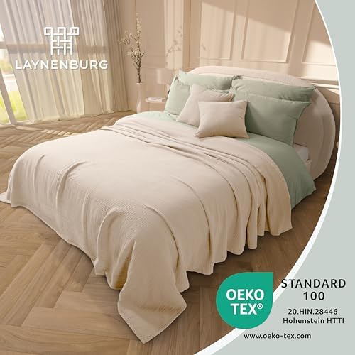 Vue 2 de Premium Mousseline Couvrelit