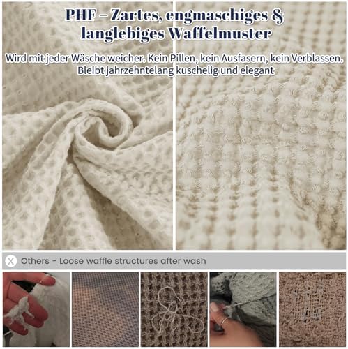 Vue 4 de Phf Couverture Gaufree Coton