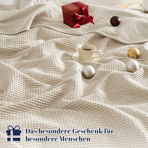 Vue 5 de Phf Couverture Gaufree Coton