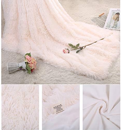 Vue 2 de Plaid En Fausse Fourrure