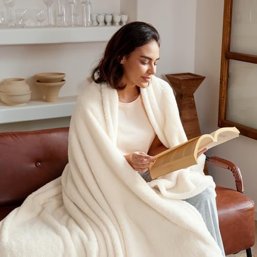 Vue 5 de Exclusivo Mezcla Plaid Couverture