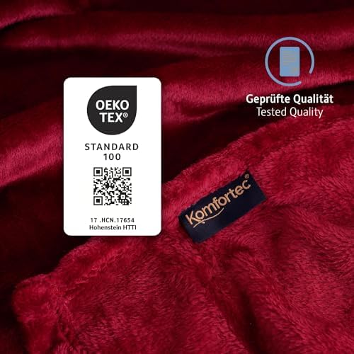 Vue 3 de Komfortec Plaid Couverture Polaire