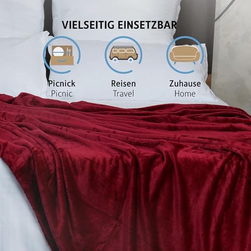 Vue 5 de Komfortec Plaid Couverture Polaire