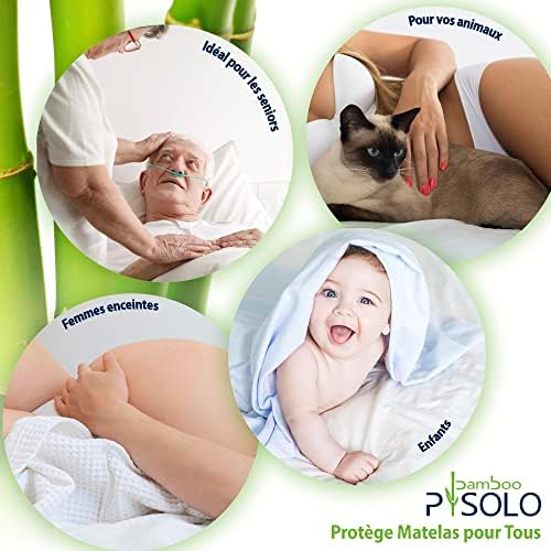 Vue 3 de Pisolo Protege Matelas Impermeable