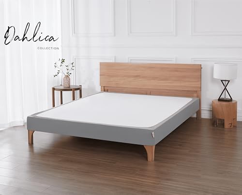 Vue 3 de Cache Sommier Gris